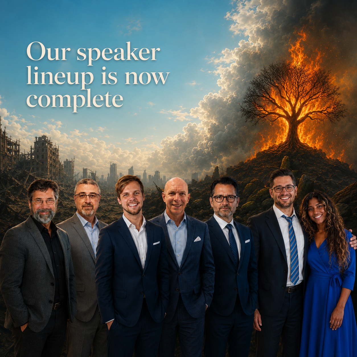 Our speaker lineup is now complete / Talaruppställningen är nu komplett